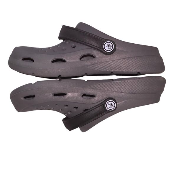 Joybees Kid's Dylan Slip-on Clogs Water Shoes Grey Kid's size 3 - Picture 8 of 9